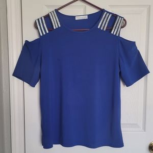 Royal blue youth girls shirt